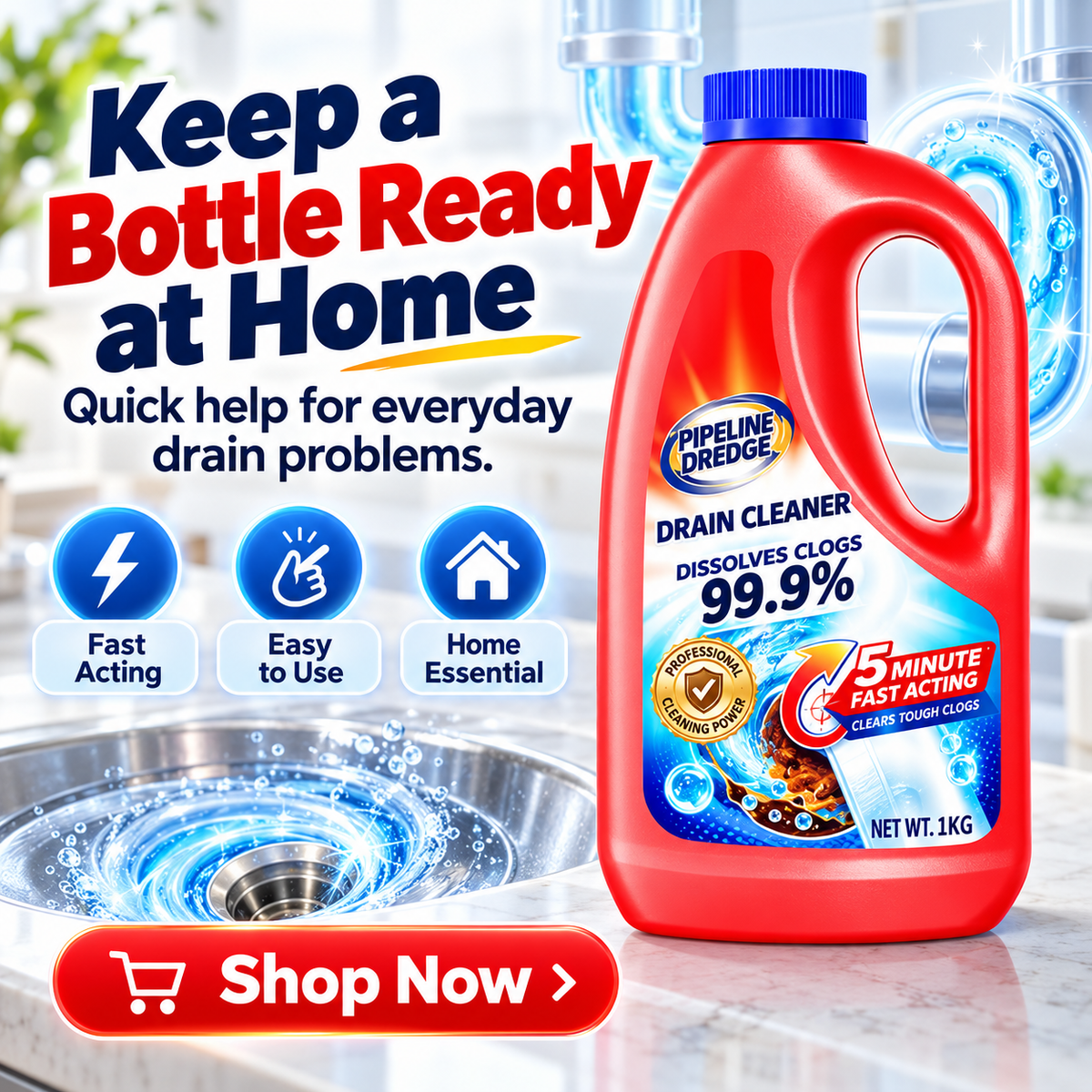 š§¼šæDrain Clog Remover and Cleaner š¶ Fast & Effective Against BlockagesāØ