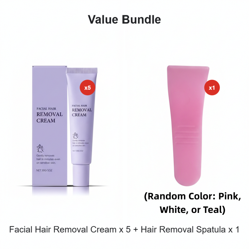 ⏰ Now only 50% off!🔥Buy 1 Get 1 Free🔥Gentle and Painless Facial Hair Removal Cream