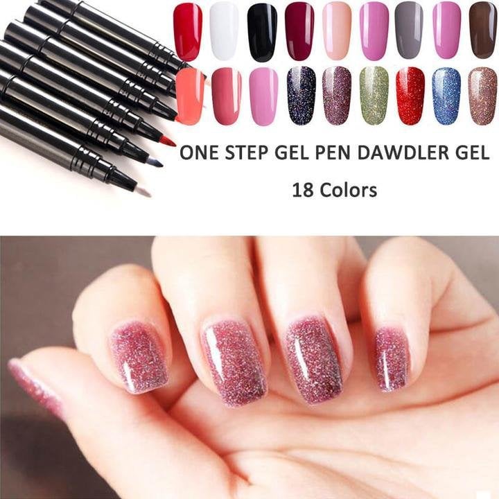 💅🌸Limited Time Buy 1 Get 1 Free - £9.99! ✨One Step Nail Gel Pen🎨Free handheld mini UV nail lamp💡