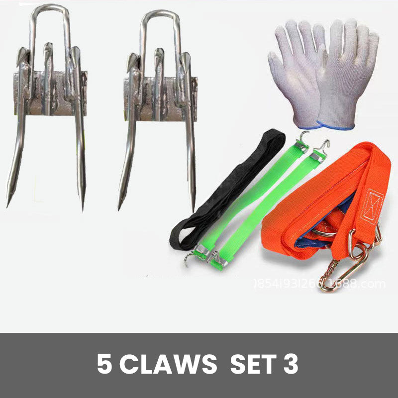 🔥2025 Hot Sale 50% OFF🔥Outdoor Tree-Climbing Anti-Slip Cat Claw Shoes Set