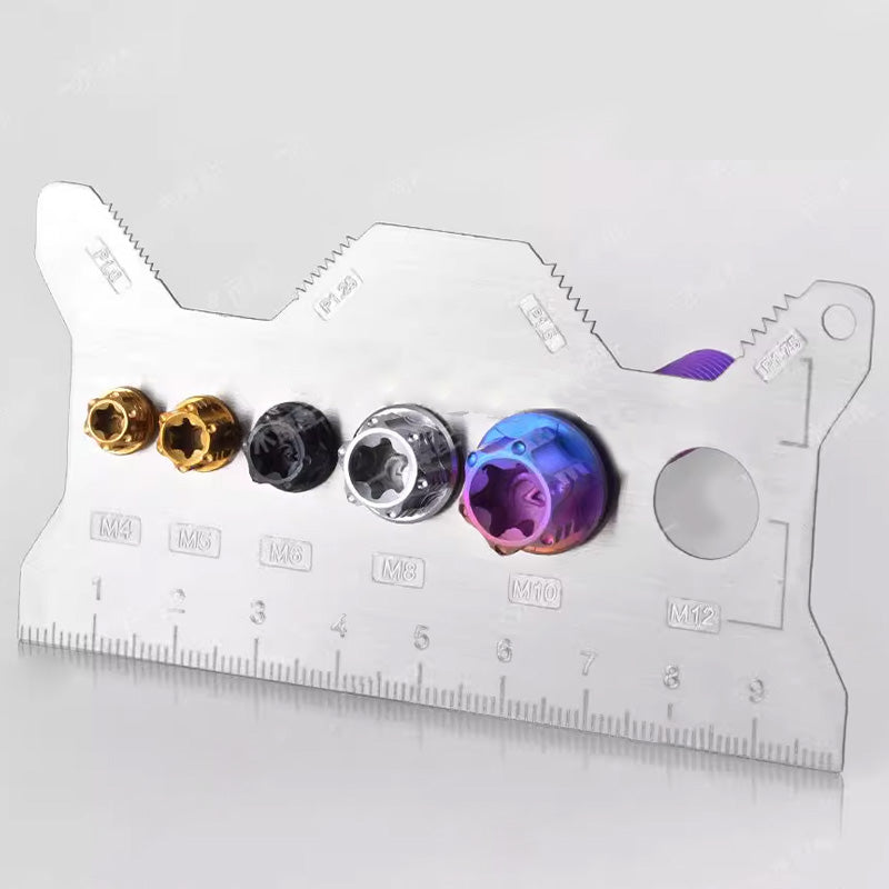 Stainless Steel Double-Sided Bolt Gauge Card(🎉Buy 2 get 1 free)