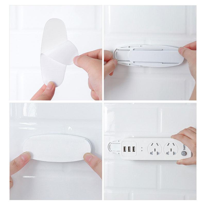 Adhesive Punch-free Socket Holder