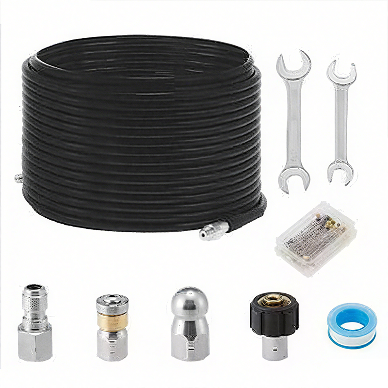๐ฆ 69% OFF INSTANT! ๐ฟ 5800PSI Sewer Jetter Kit - High-Pressure Nozzle & Hose for Clogged Drains/Pipes, Compatible with Most Pressure Washers ๐ง๐ฆ