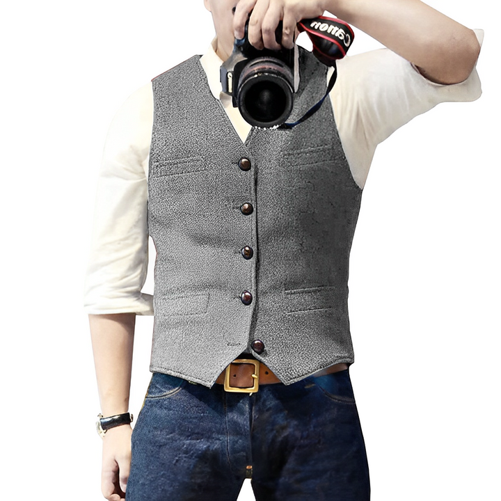 š„Hot Sale Offers-Men's Slim Fit Casual Business Vest