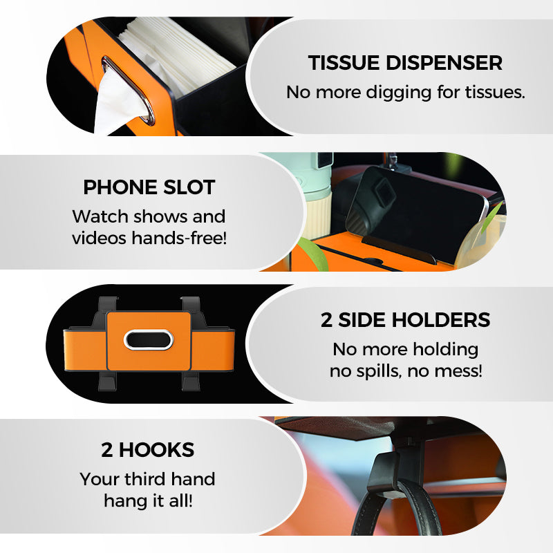 Car Multifunctional Seat Back Waterproof Storage Bag