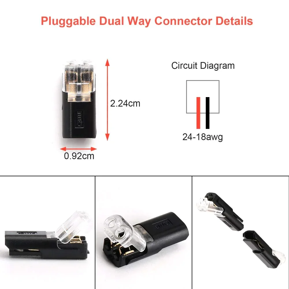 🔥 LAST DAY PROMOTION - 50%OFF 🏆Double-wire Plug-in Connector With Locking Buckle🔩🔒