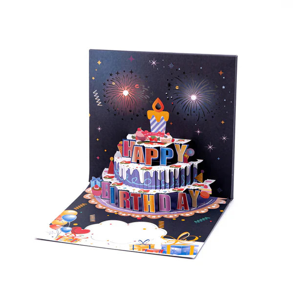🔥LSAT DAY SALE 70% OFF!!🎉3D Pop Up Musical Birthday Card with Lights & Song🎵🎂