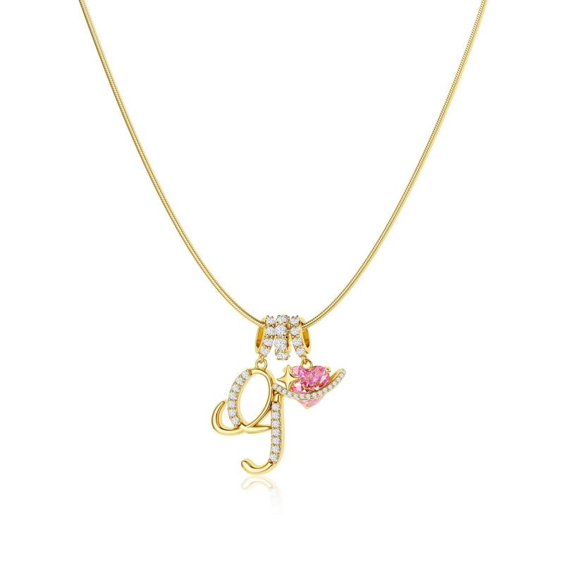 💖 LAST DAY – 57% OFF ✨ 3-Layer Initial Pendant Necklaces A-Z 🎀 | Personalised & Elegant