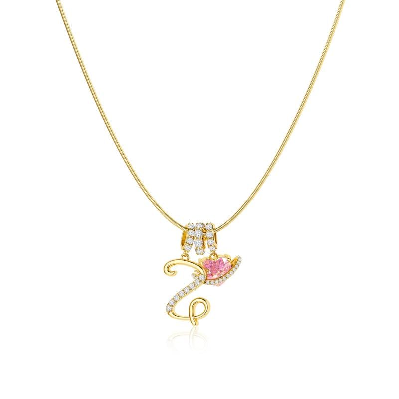 💖 LAST DAY – 57% OFF ✨ 3-Layer Initial Pendant Necklaces A-Z 🎀 | Personalised & Elegant