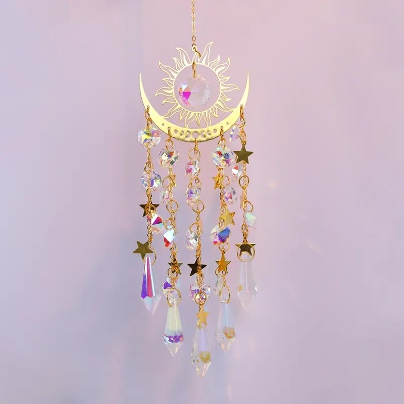 🔥Big Sale-60% Off🌈Crystal Sun Catcher, lndoor Outdoor Decor for Window Bedroom Courtyard Garden☪️