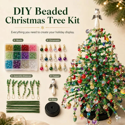 🎄✨ DIY Christmas tree bead kit – 🎅 Create your own sparkling Christmas decoration