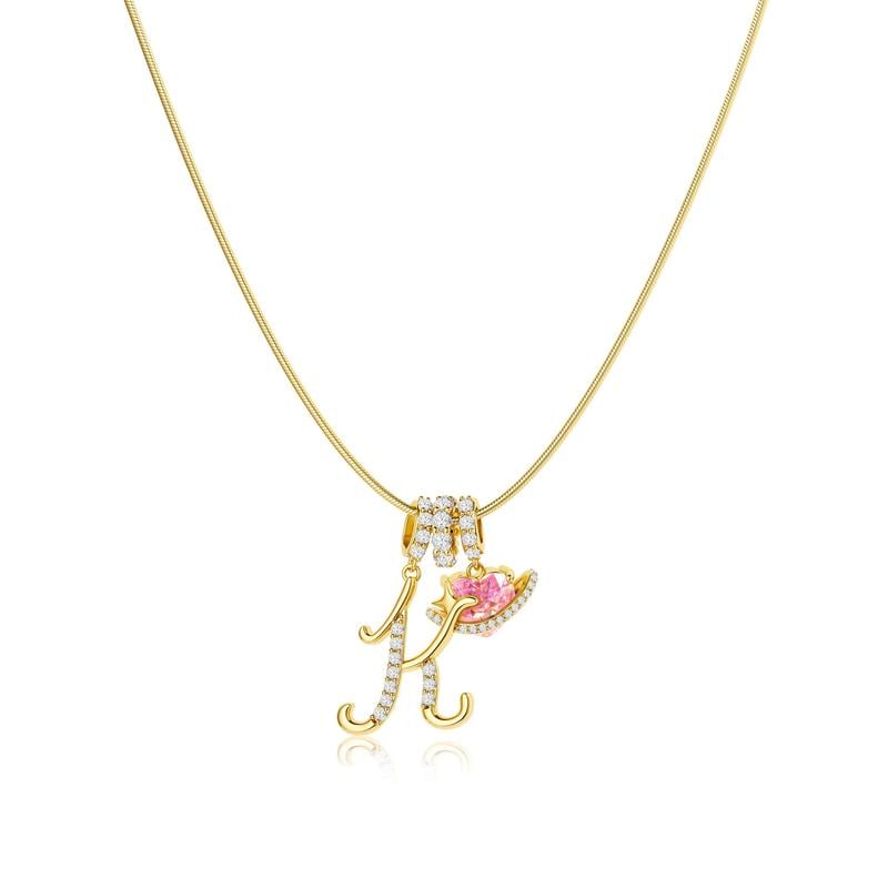 💖 LAST DAY – 57% OFF ✨ 3-Layer Initial Pendant Necklaces A-Z 🎀 | Personalised & Elegant