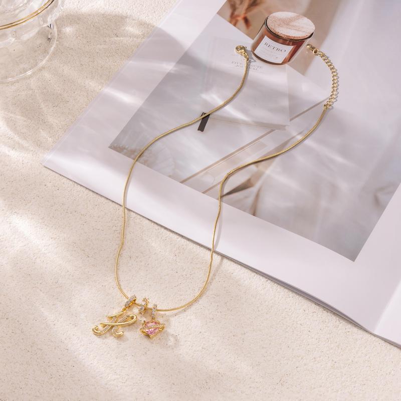 💖 LAST DAY – 57% OFF ✨ 3-Layer Initial Pendant Necklaces A-Z 🎀 | Personalised & Elegant