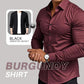 🔥Black-Friday-Mega-Angebot – 50 % Rabatt!🔥Men's Solid Color Lapel Long Sleeve Button-Down Shirts