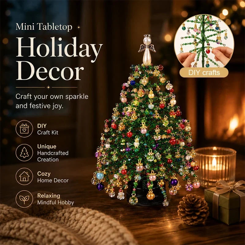 🎄✨ DIY Christmas tree bead kit – 🎅 Create your own sparkling Christmas decoration