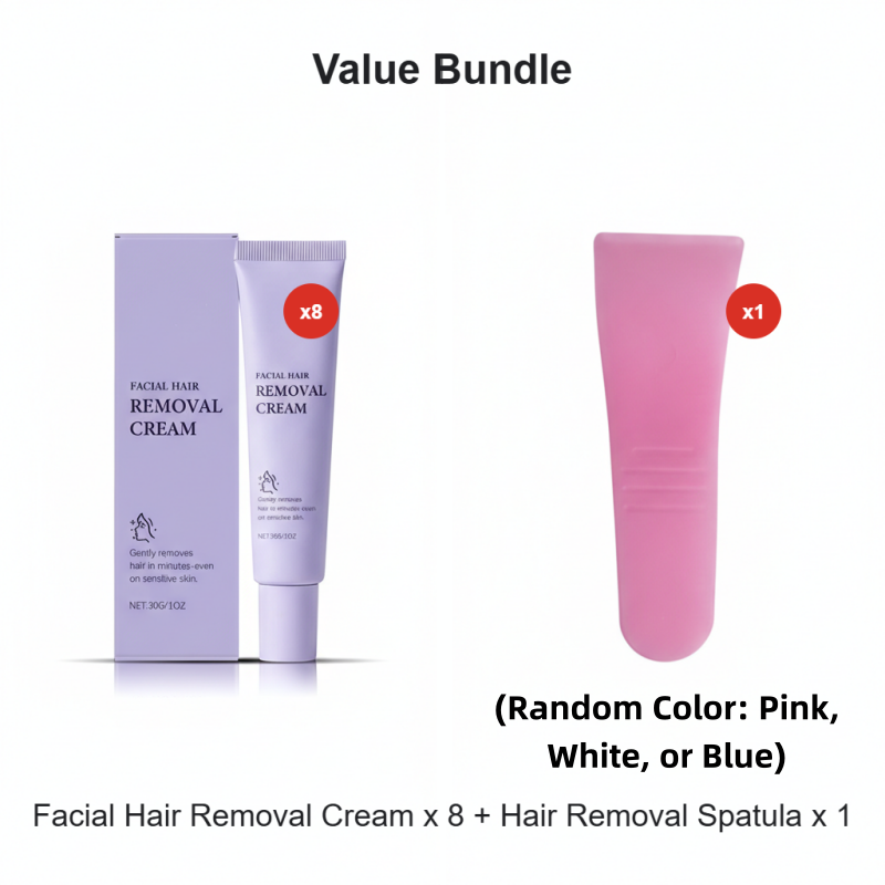 ⏰ Now only 50% off!🔥Buy 1 Get 1 Free🔥Gentle and Painless Facial Hair Removal Cream