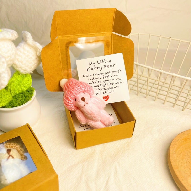 🐻LAST DAY Buy 2 Get 1 Free🎁Handmade Mini Plush Teddy Bear in Box