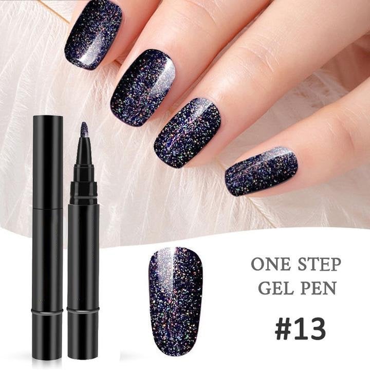 💅🌸Limited Time Buy 1 Get 1 Free - £9.99! ✨One Step Nail Gel Pen🎨Free handheld mini UV nail lamp💡