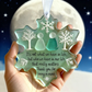 🌊Snowflake-Shaped Sea Glass Friendship Decor❄✨ Shaped by Nature & Crafted by Hand!