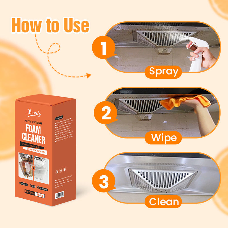 🔥2026 New Arrivals: 50% Off for a Limited Time!🔥Multi-Functional Foam Cleaner