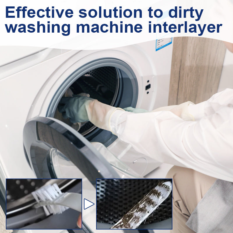 🧼🪥 360° Rotating Washing Machine Cleaner! Reach Every Moldy Corner🌀🚿