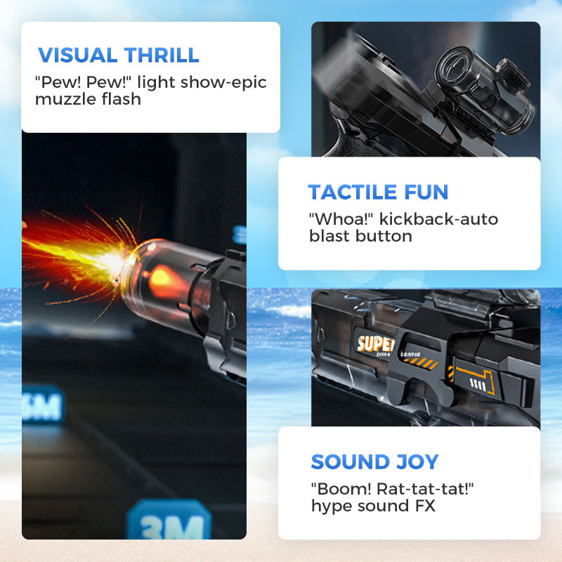 🌊Summer Discount🔫💦Fast Mode Ice Explosion Pistol Water Gun