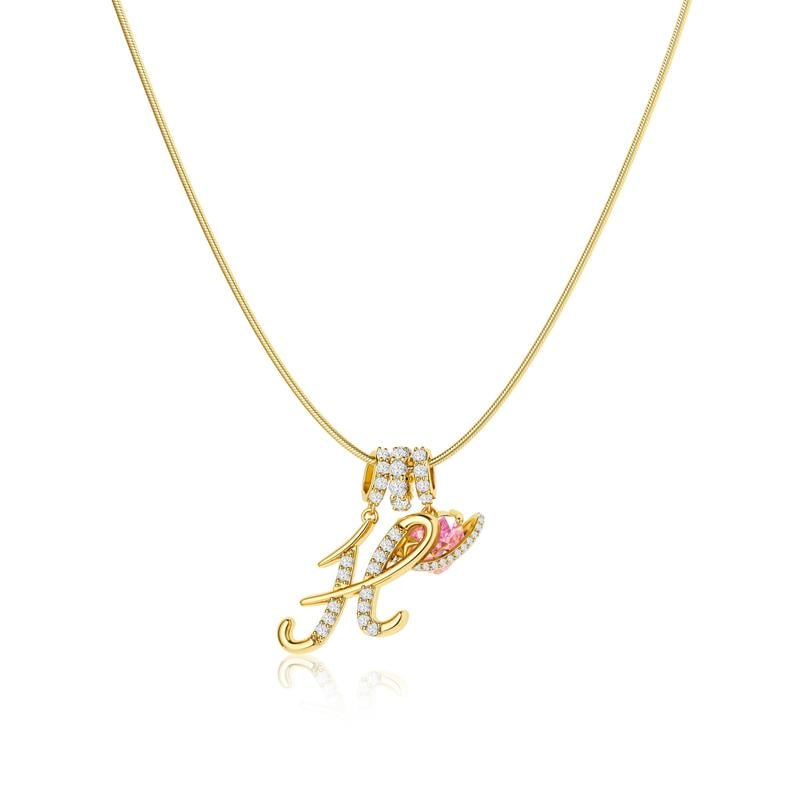 💖 LAST DAY – 57% OFF ✨ 3-Layer Initial Pendant Necklaces A-Z 🎀 | Personalised & Elegant