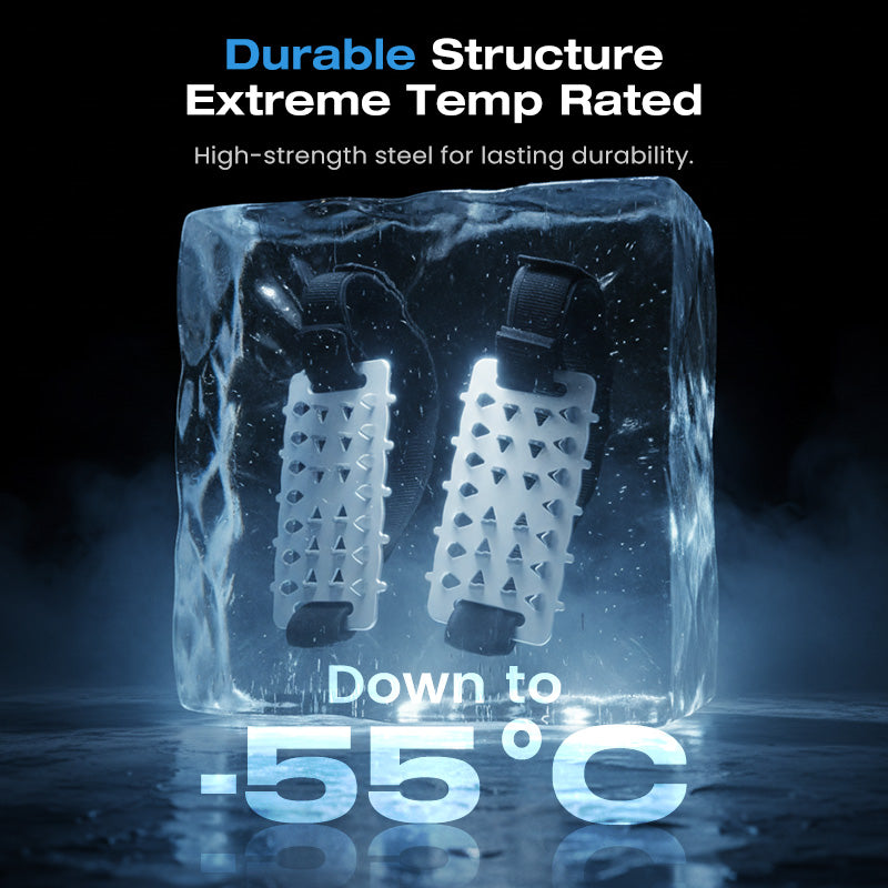 Durable Anti-Slip Ice Cleats Set for Shoes