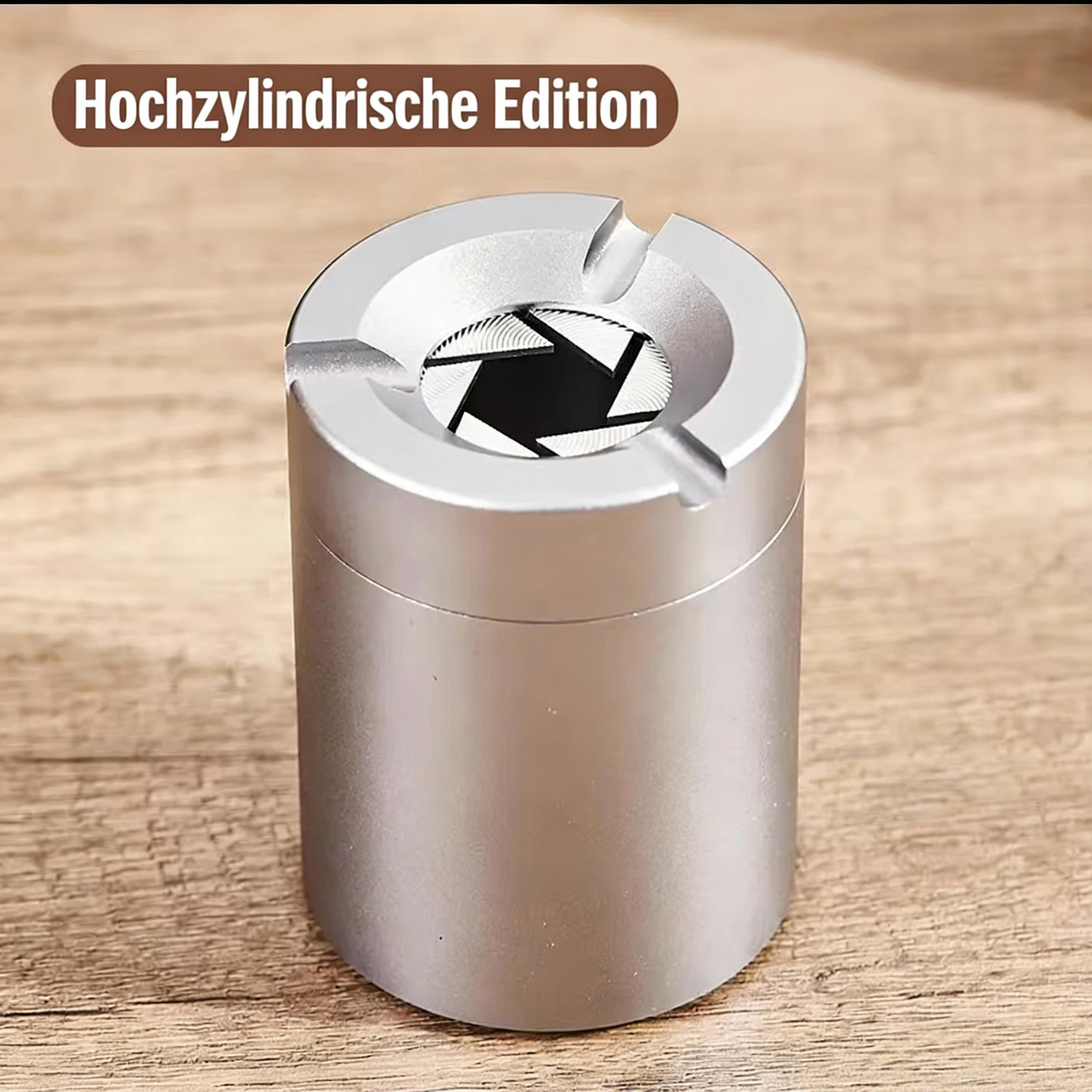 ✨✨ 360° Rotating-Seal Stainless Steel Ashtray - Now On Sale 🚬🚬 Odor-Tight & With Cigarette Holder for Car & Home