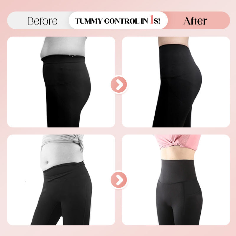 🌸High-Waisted Butt Lifting Tummy Control Shaping Training Leggings with Side Pocket