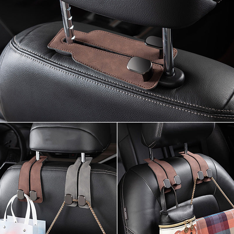 Tired of shopping bags rolling around your boot? 🚗 Grab our stylish seat hooks – 10-second install, zero clutter.
