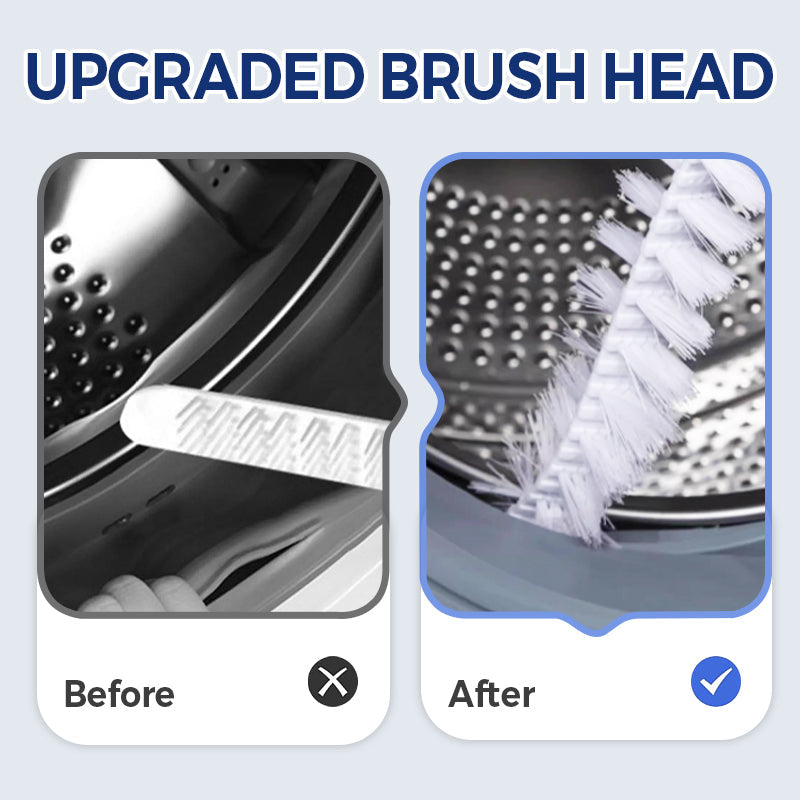 🧼🪥 360° Rotating Washing Machine Cleaner! Reach Every Moldy Corner🌀🚿