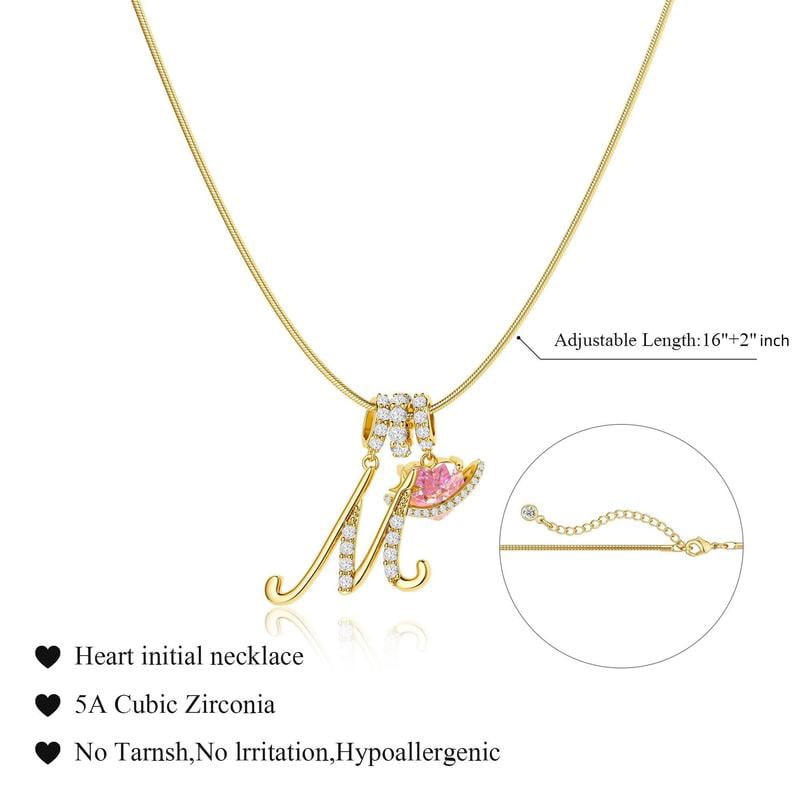 💖 LAST DAY – 57% OFF ✨ 3-Layer Initial Pendant Necklaces A-Z 🎀 | Personalised & Elegant