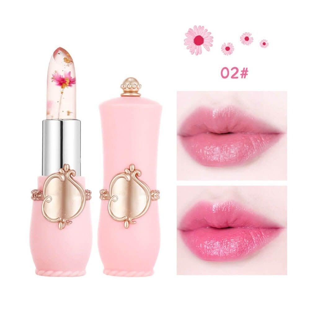 💥Christmas Sale 49% OFF💋Crystal Jelly Flower Color Changing Lipstick💄