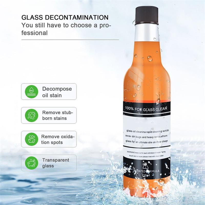 🔥Buy 2 get 1 free✨Car Glass Oil Film Stain Removal Cleaner
