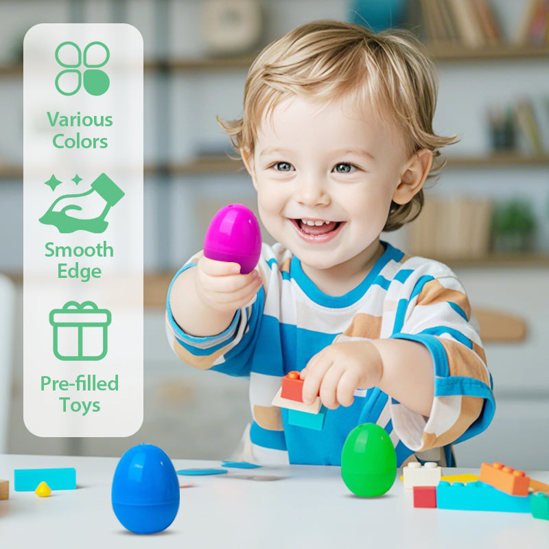 📢📢50% OFF !!!⏰Pre-filled Easter Eggs with Stuffed Animal Toys
