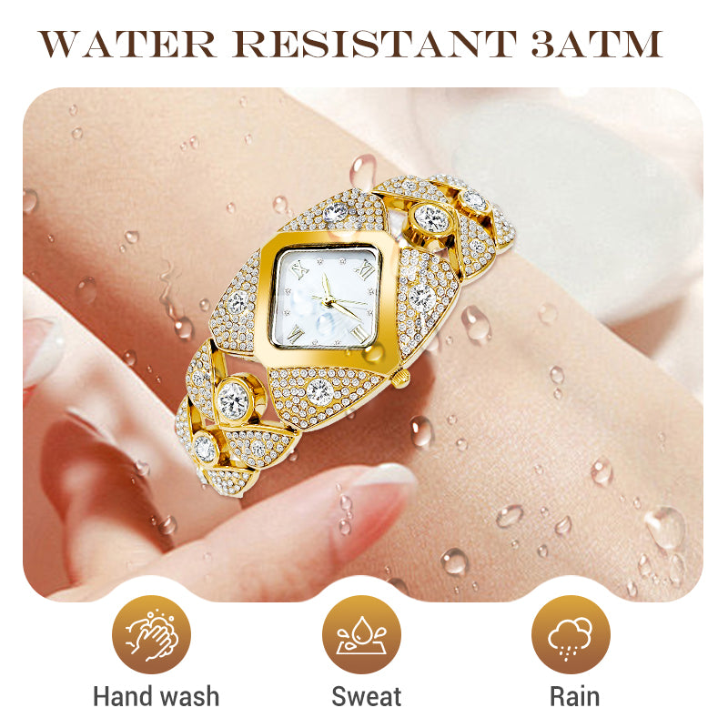 Flash Sale: Get 70% Off Now! 🚨 💥Women's Retro Quartz Watch with Sparkling Rhinestones（The more you buy, the higher the discount）