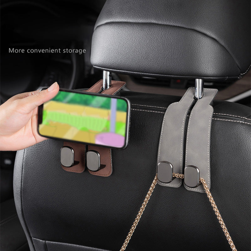 Tired of shopping bags rolling around your boot? 🚗 Grab our stylish seat hooks – 10-second install, zero clutter.
