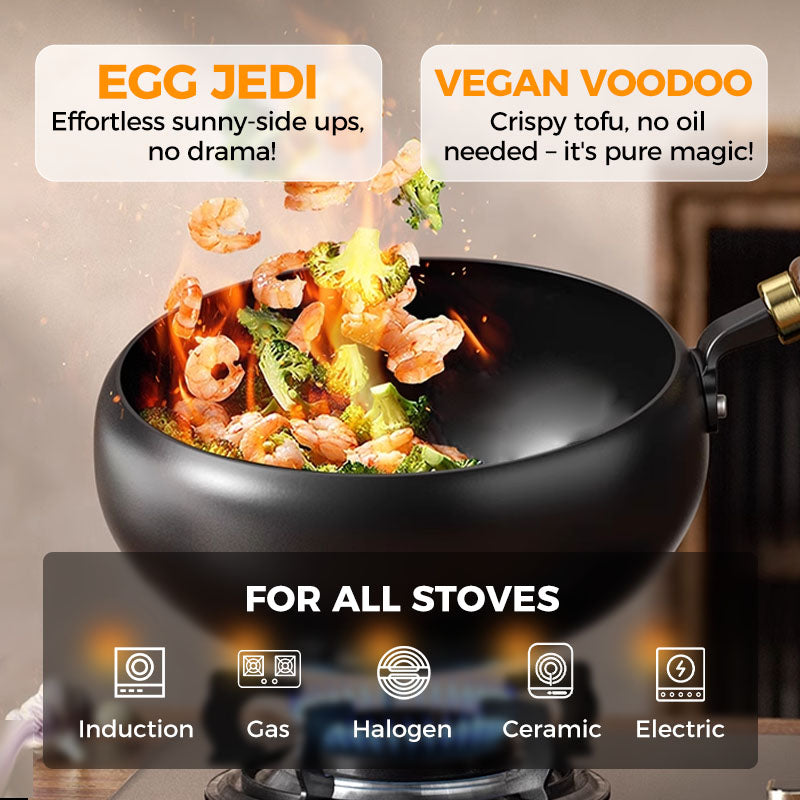 ⏳Time-limited Special⌛Uncoated Thick Iron Pot