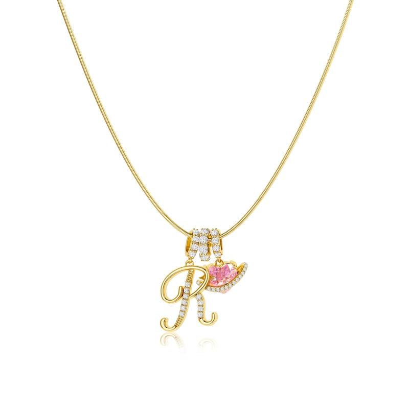 💖 LAST DAY – 57% OFF ✨ 3-Layer Initial Pendant Necklaces A-Z 🎀 | Personalised & Elegant