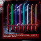 Lightsaber 7 Color Flowing Spark Sword with Sound Effects Led Sword with Smoke Light Saber for Kids