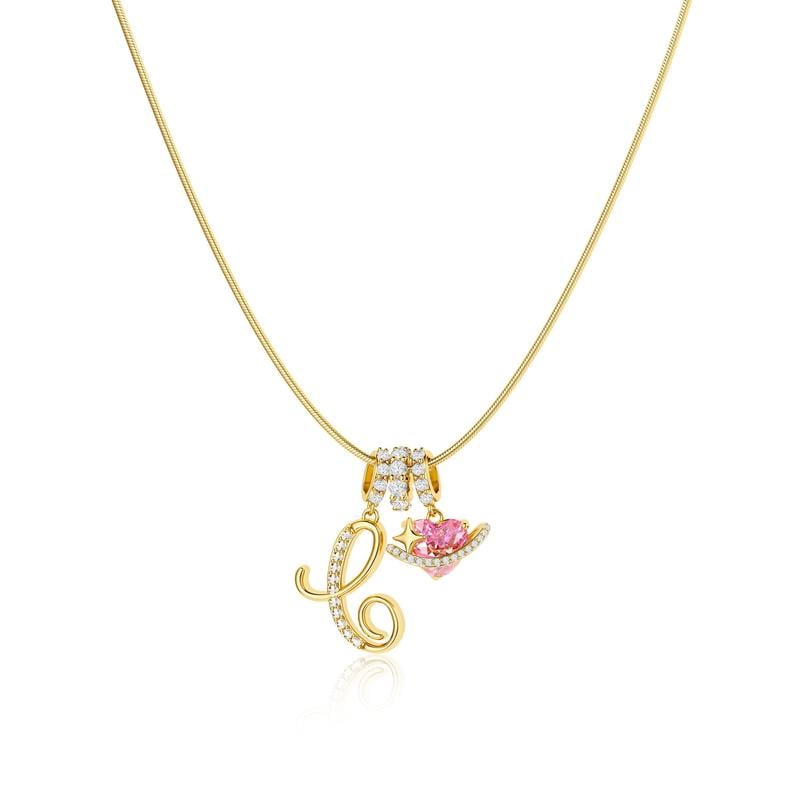 💖 LAST DAY – 57% OFF ✨ 3-Layer Initial Pendant Necklaces A-Z 🎀 | Personalised & Elegant
