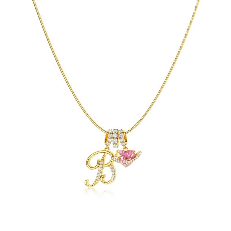 💖 LAST DAY – 57% OFF ✨ 3-Layer Initial Pendant Necklaces A-Z 🎀 | Personalised & Elegant