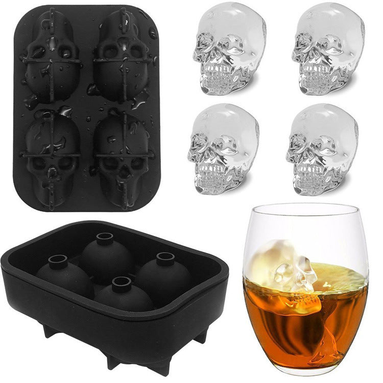 🎁2026 New Arrivals 50% OFF💥 DIY Silicone Skull Ice Cube Tray – Giant slow-melt skull for whiskey, cocktails & more.✨