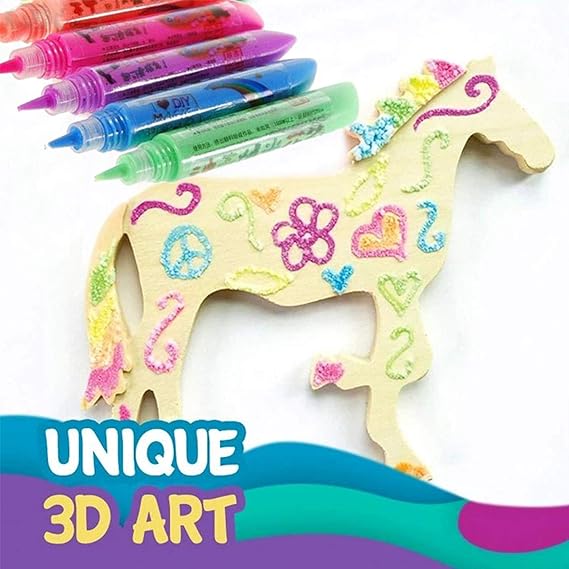 🖍️ Christmas Hot Sale 50% OFF🎁Magic Puffy Bubble Pens, Heat Activated Popcorn Pens DIY 3D Art Marker for Kids Crafts