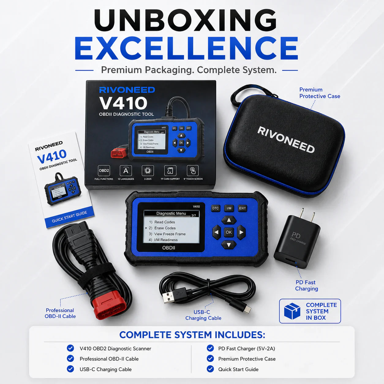 🔧🚗 49% off ⚡ Professional OBD2 scanner – Full diagnostics, one-click reset & 8 languages! Compatible with all vehicles from 1996 onwards 📊💡