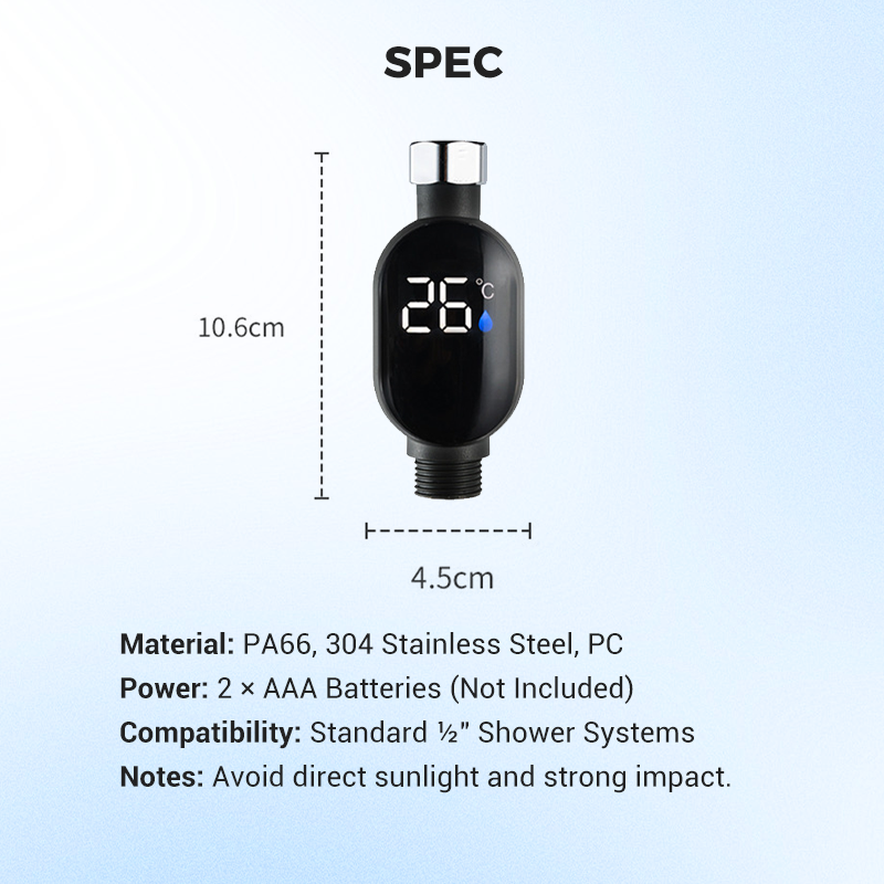 🔥Last day special, 50% off🔥 🌡️Shower Thermometer - Instant Digital Display, Waterproof & Easy Install for Safe Bathing 👶📦