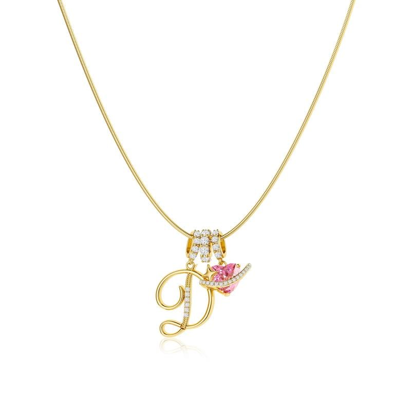 💖 LAST DAY – 57% OFF ✨ 3-Layer Initial Pendant Necklaces A-Z 🎀 | Personalised & Elegant