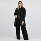 Elegant Longline Cardigan & Top & Pants 3-Pieces Set