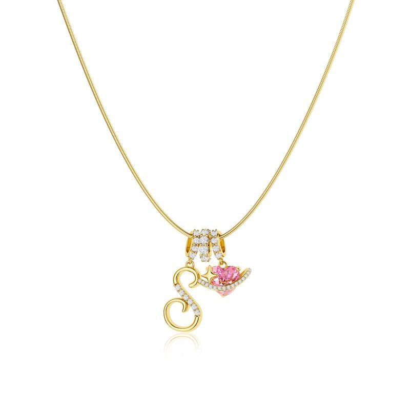 💖 LAST DAY – 57% OFF ✨ 3-Layer Initial Pendant Necklaces A-Z 🎀 | Personalised & Elegant